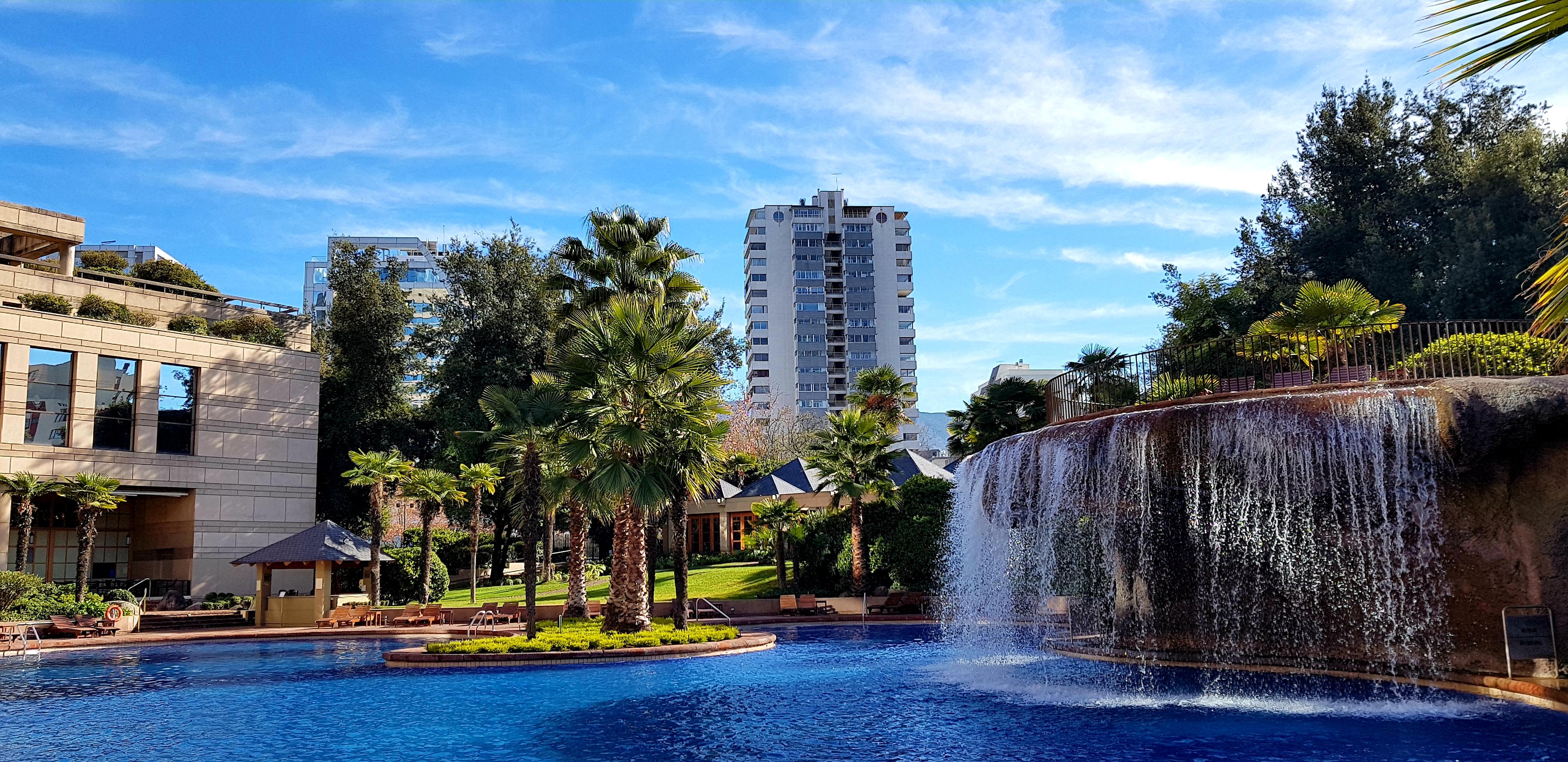 Mandarin Oriental, Santiago Hotel Ngoại thất bức ảnh Fountains at the resort
