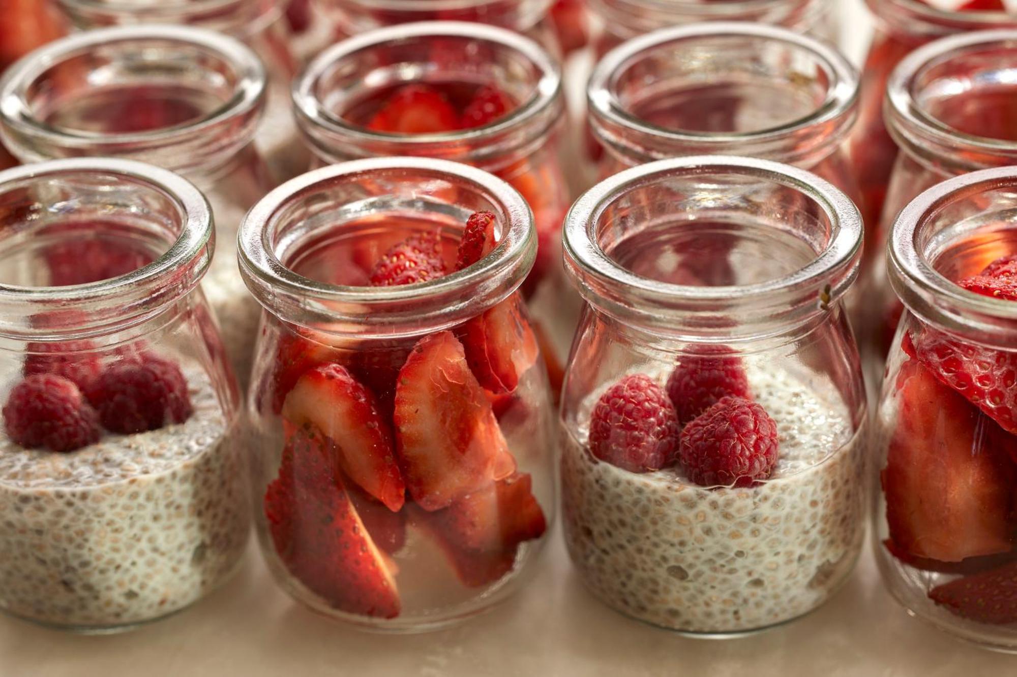 Mandarin Oriental, Santiago Hotel Ngoại thất bức ảnh Chia pudding with strawberries